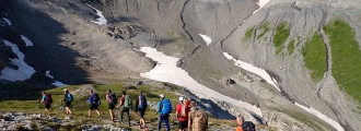 Tour de la Vallée du Trient, espace Mont Blanc, Vallée du Trient, Parc Naturel